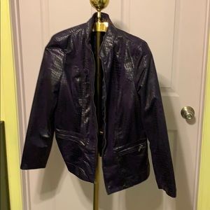 purple jacket